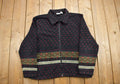 Vintage 1990s Full Zip 'Sport Savvy' Fleece Sweater