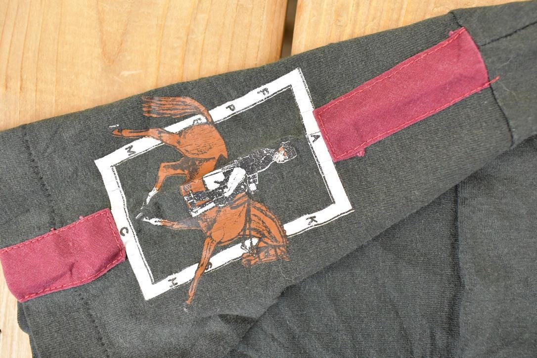 Vintage 1996 Animal Designs Horse Riding Souvenir T-Shirt Men's L