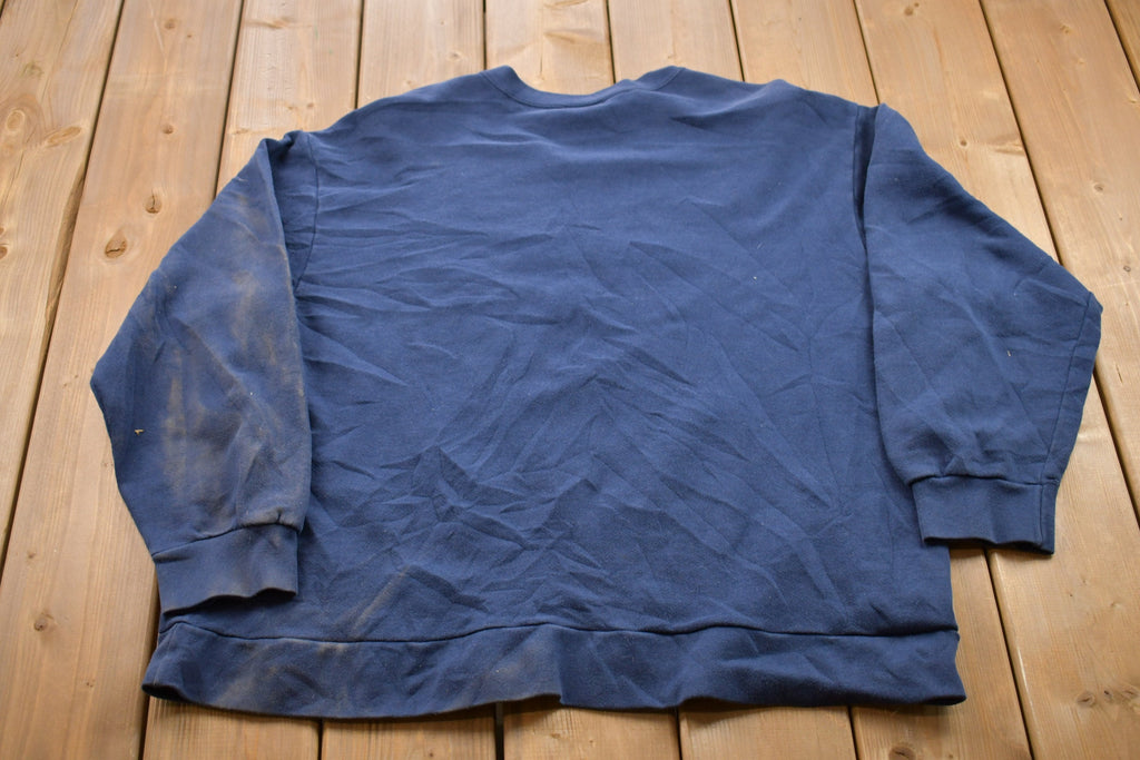 Vintage 1990s Nike Embroidered Mini Mid Swoosh Crewneck Sweatshirt