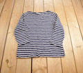 Vintage 1990s Womens Lands End Stripes Sweatshirt