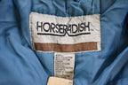 Vintage 1990s Horseradish Blue Button Up Bomber