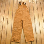 Vintage 1990s Carhartt Double Knee Canvas Overalls