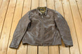 Vintage 1970s AMF Harley Davidson Leather Cafe Racer Jacket Men's Large