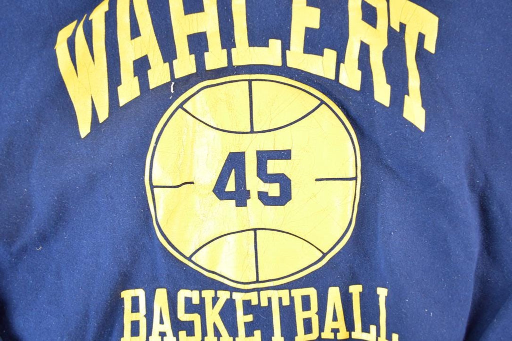 Vintage 1990s Wahlert Basketball Eggers Hoodie Sweatshirt Mens XL