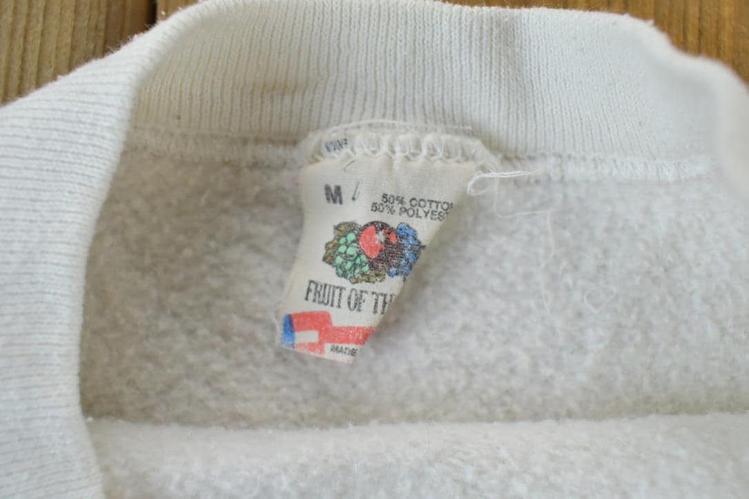 Vintage 1990s Merry Moosement Crewneck Sweatshirt Made In USA