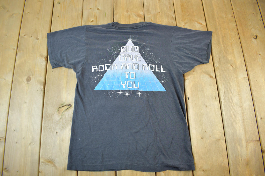 Vintage 1985 Petra Band T-Shirt God Gave You Rock n Roll Men's Small