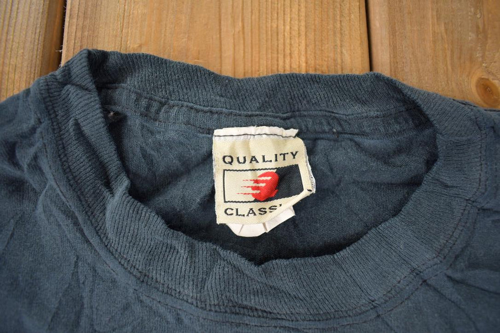 Vintage 1990s Hunters Nightmare Buck Distressed Graphic T-Shirt Made In USA