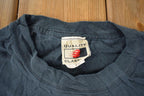 Vintage 1990s Hunters Nightmare Buck Distressed Graphic T-Shirt Made In USA