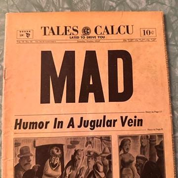 Vintage Mad Monthly 16 (EC Comics 1954) GD