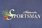 Vintage 1990s Minnesota Sportsman Embroidered Deer Crewneck Sweatshirt Mens XL