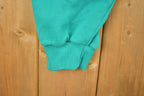 Vintage 1990s Active Attitudes Green Sweat Pants