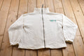 Vintage 1990s Door County Wisconsin Terry Cloth Zip Up Sweatshirt