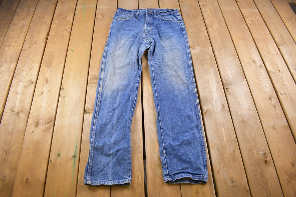 Vintage 1990's Rustler's Basic Blue Jeans 32 x 33