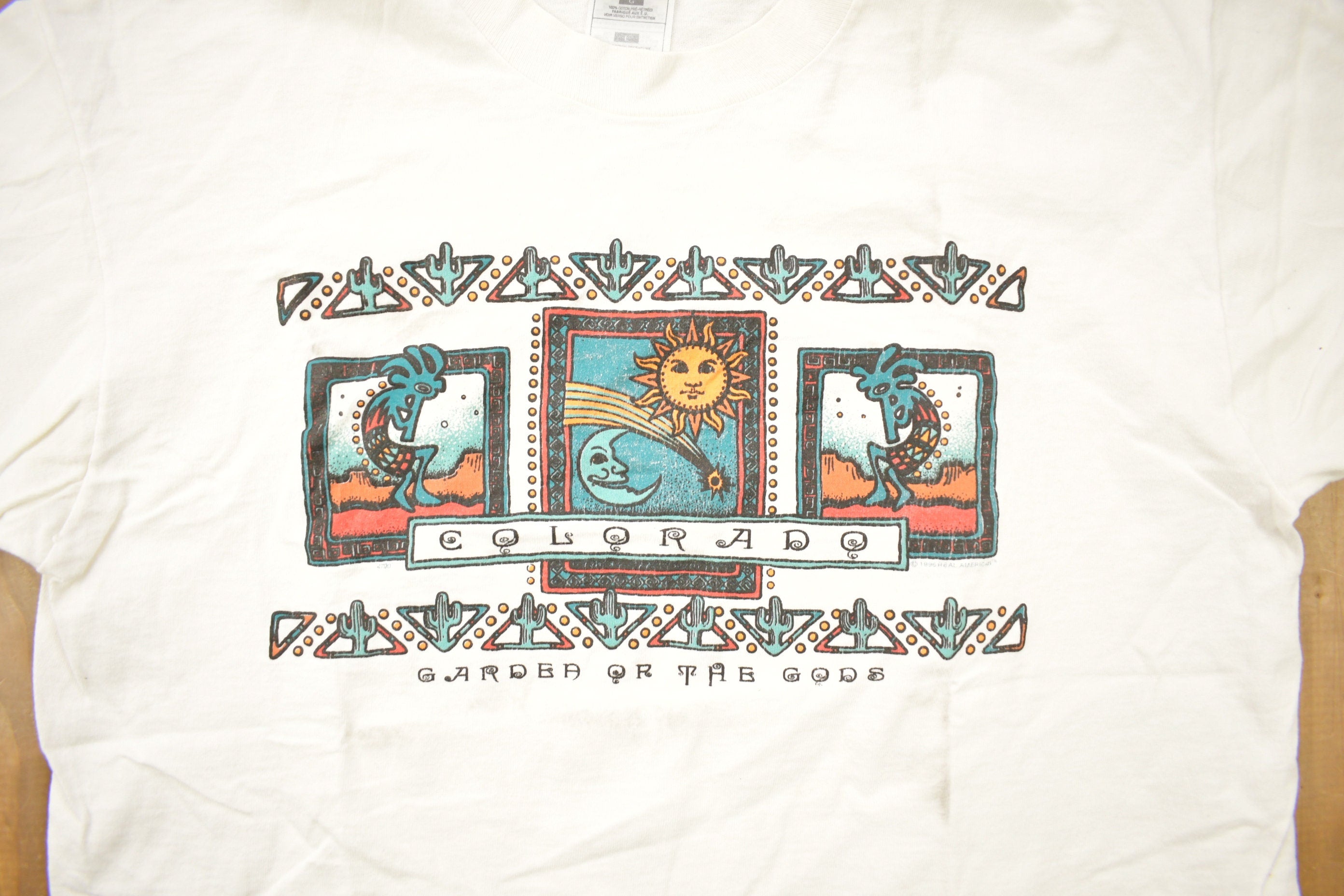 Vintage 1990s Colorado Garden Of The Gods Graphic T-Shirt
