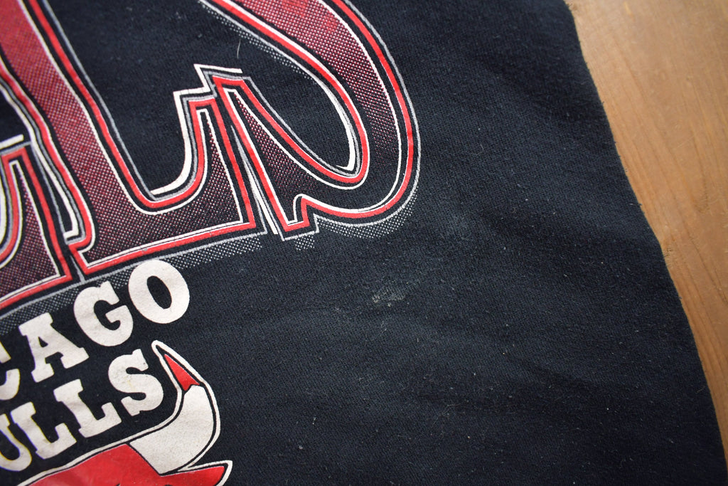 Vintage 1990s Chicago Bulls NBA Logo 7 Crewneck Sweatshirt
