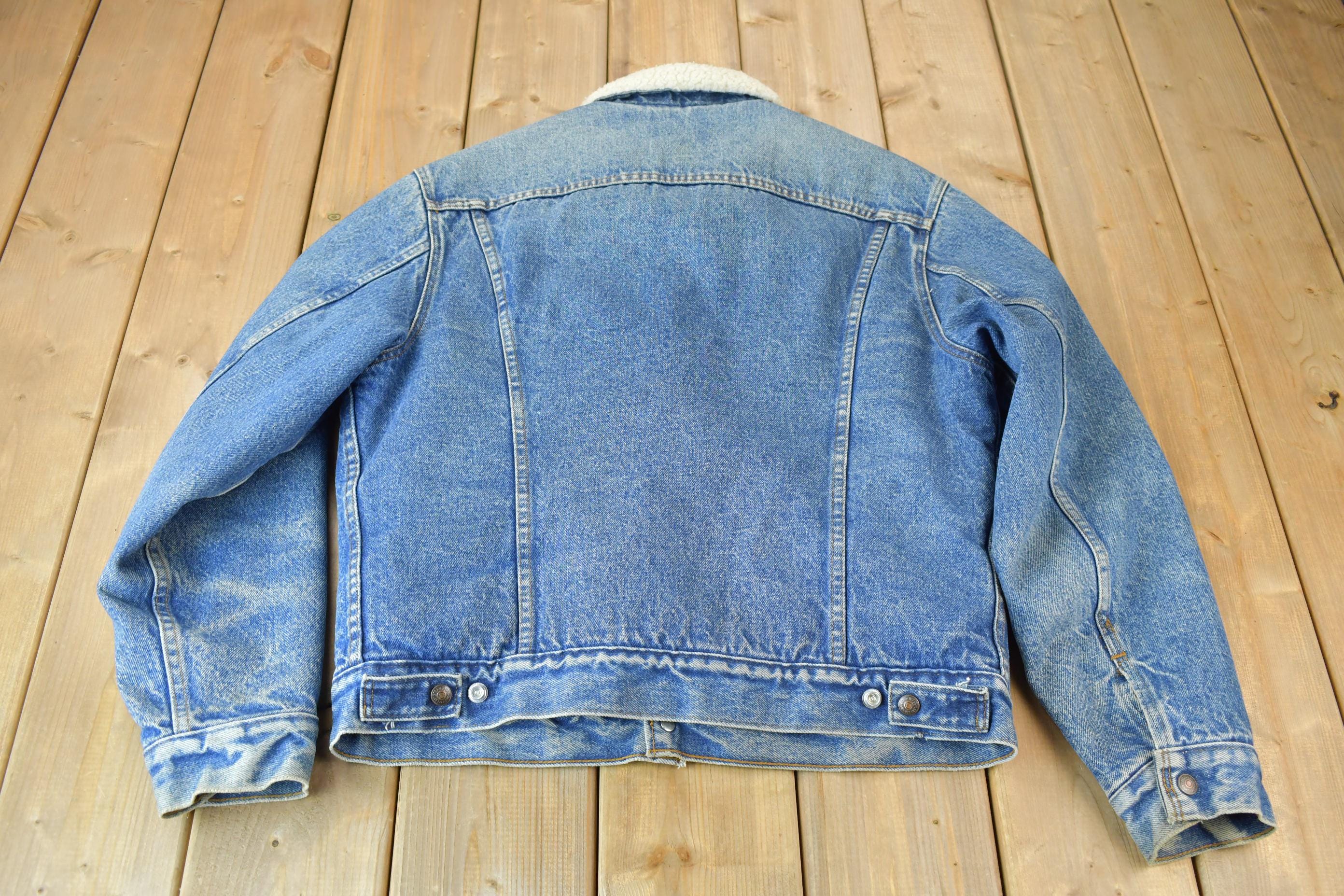 Vintage 1970s Levi's Sherpa Lined Jean Jacket