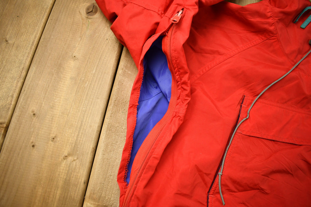 Vintage 1980s Columbia Sportswear Quarter Zip Windbreaker Jacket