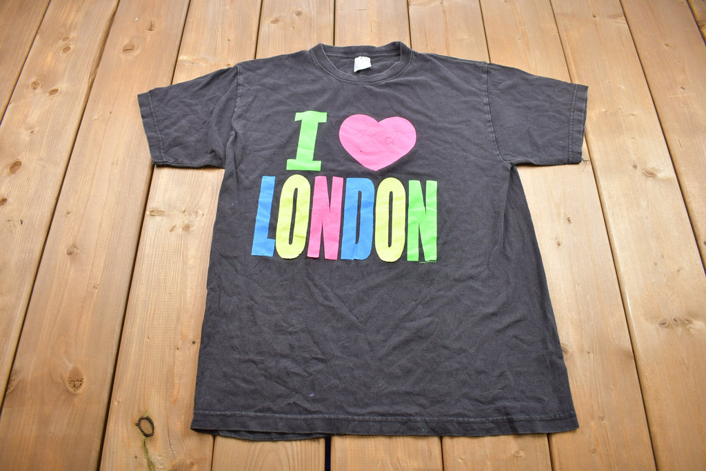 Vintage 1990s I Love London Graphic T Shirt