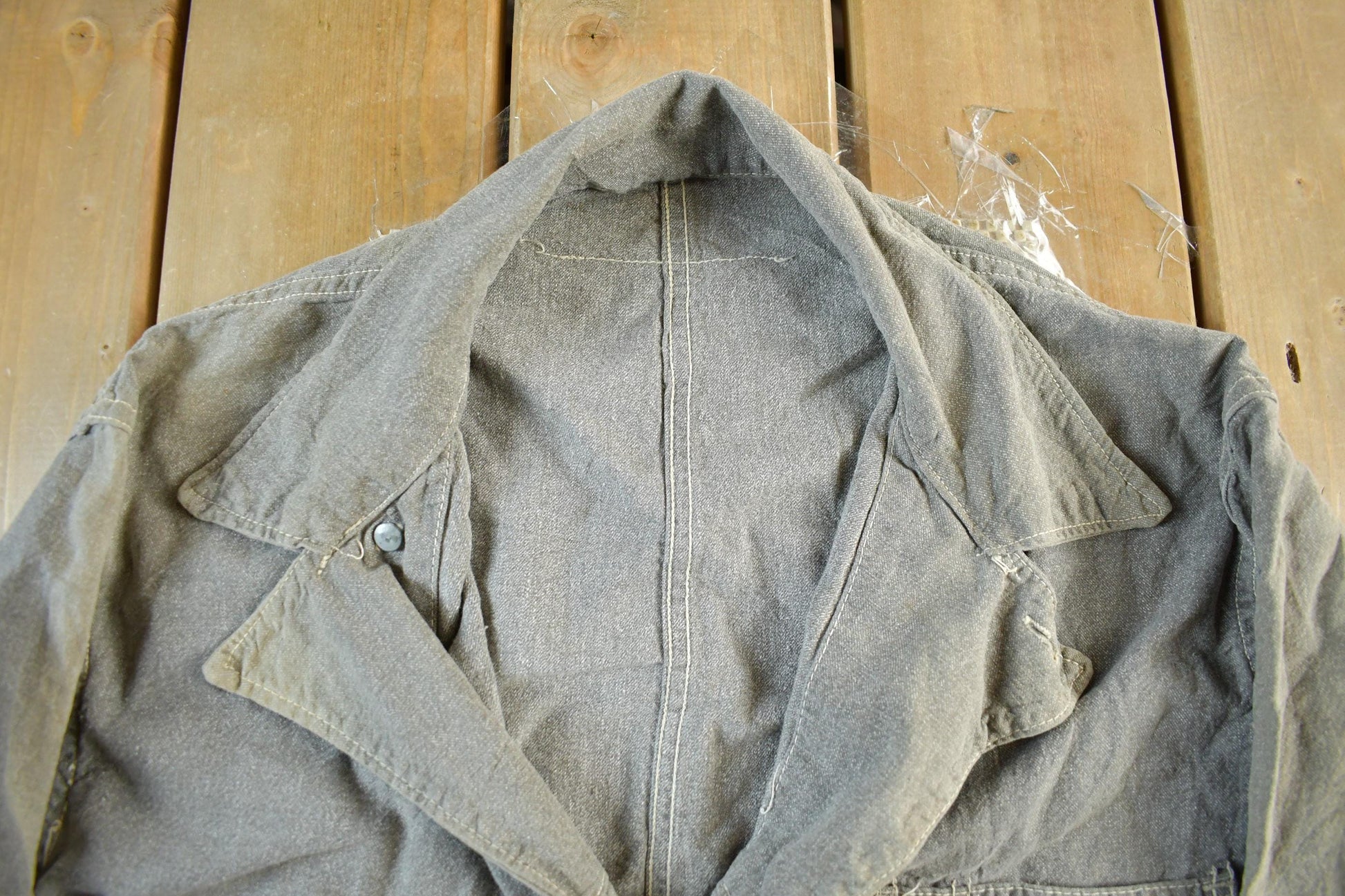 Vintage 1940s 3 Pocket Shop Coat Men's XL