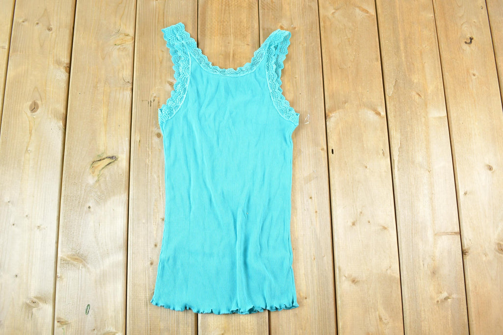 Vintage Y2K Isabella Rodriguez Souvenir Lace Tank Tops Womens XS