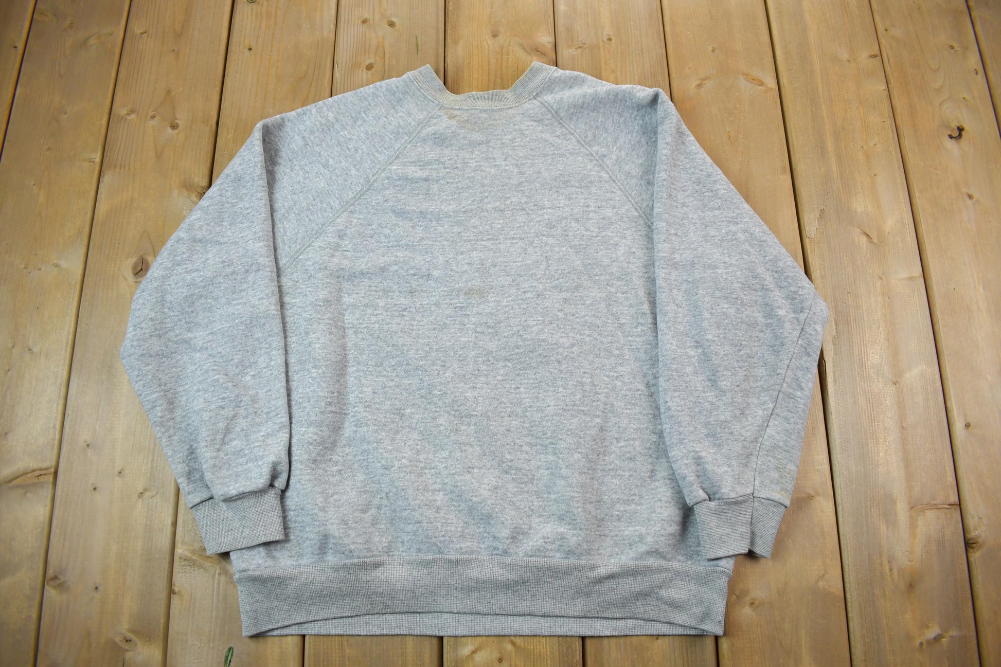 Vintage 1990s Blank Grey Crewneck Sweatshirt