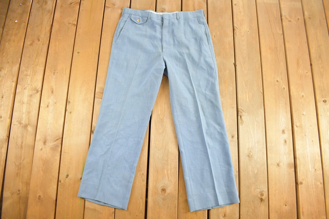 Vintage 1980's Stanley Blacker Pleated Pants 36 x 28