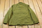 Vintage 1940s WW2 Wool Button Up Infantry Shirt