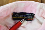 Vintage 1990s Hunter's Glen Pink & White Striped Button Up Flannel Shirt