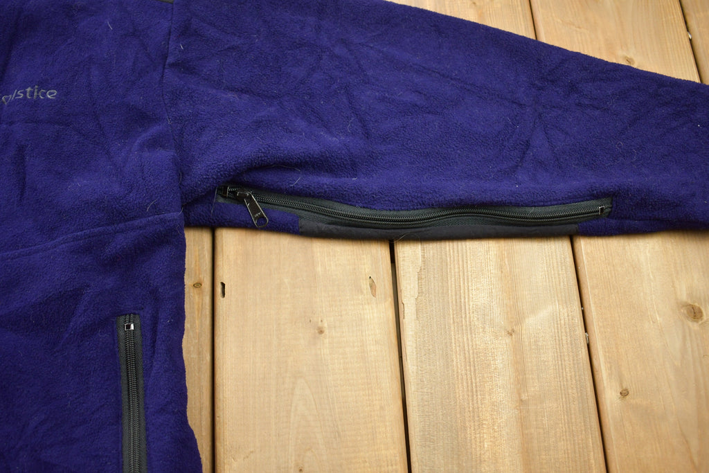 Vintage 1990s Solstice Polartec Zip Up Sweatshirt
