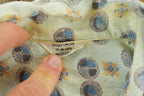 Vintage 1970s Abstract Dots Button Up Shirt