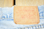 Vintage 1970s Levi Strauss Red Tab 518 Boot Cut Denim Jeans Size 30 x 28