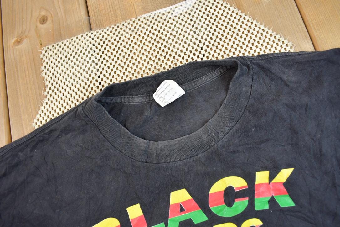 Vintage 1994 Black Bikers Week Atlanta Georgia Single Stitch Graphic T-Shirt