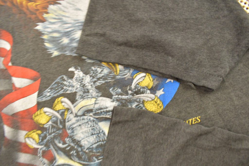 Vintage 1988 United States Marines Bald Eagle Graphic T Shirt