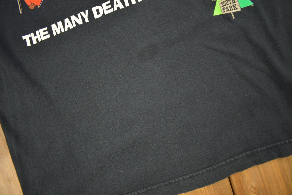 Vintage 1998 The Many Deaths Of Kenny South Park Graphic T-Shirt