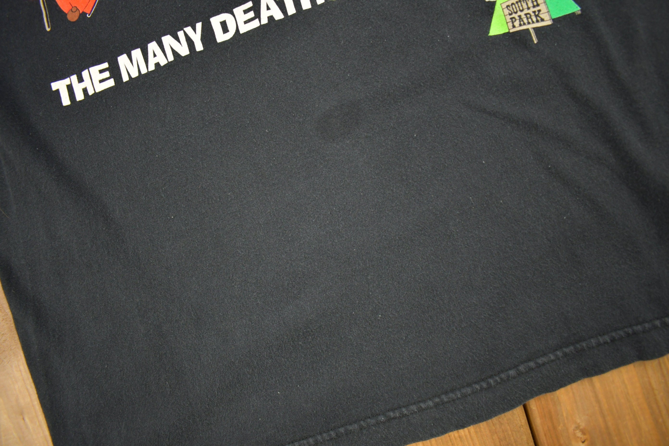 Vintage 1998 The Many Deaths Of Kenny South Park Graphic T-Shirt