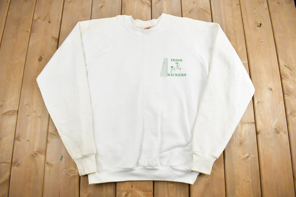 Vintage 1980s Irish Kickers Soccer Crewneck Sweatshirt