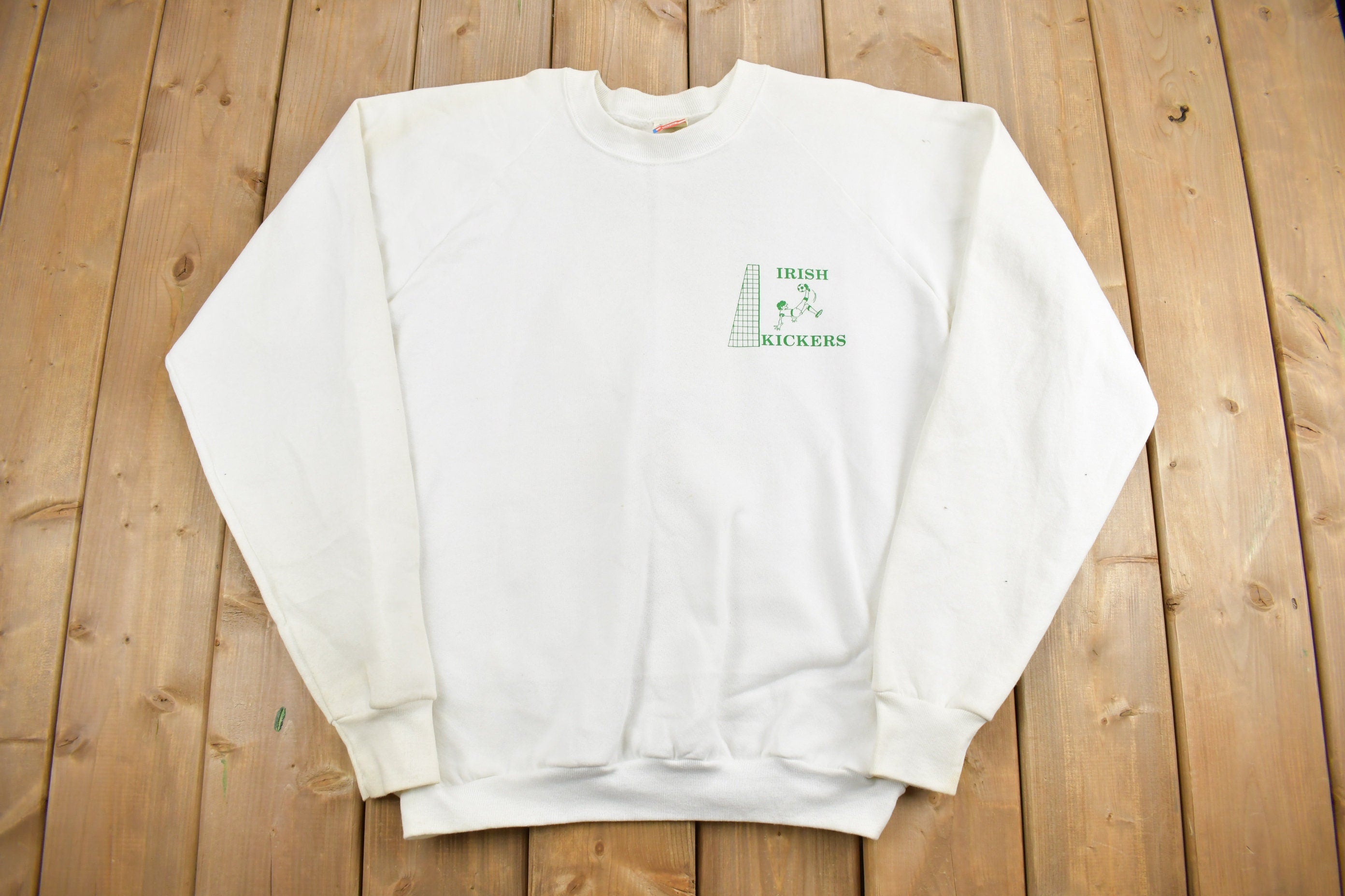 Vintage 1980s Irish Kickers Soccer Crewneck Sweatshirt
