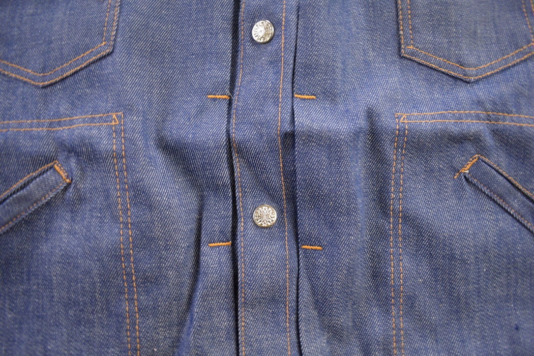 Vintage 1970s Ranchcraft Raw Denim Jacket
