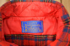 Vintage Country Traditionals By Pendleton Red Leslie Tartan Plaid Button Up Shirt