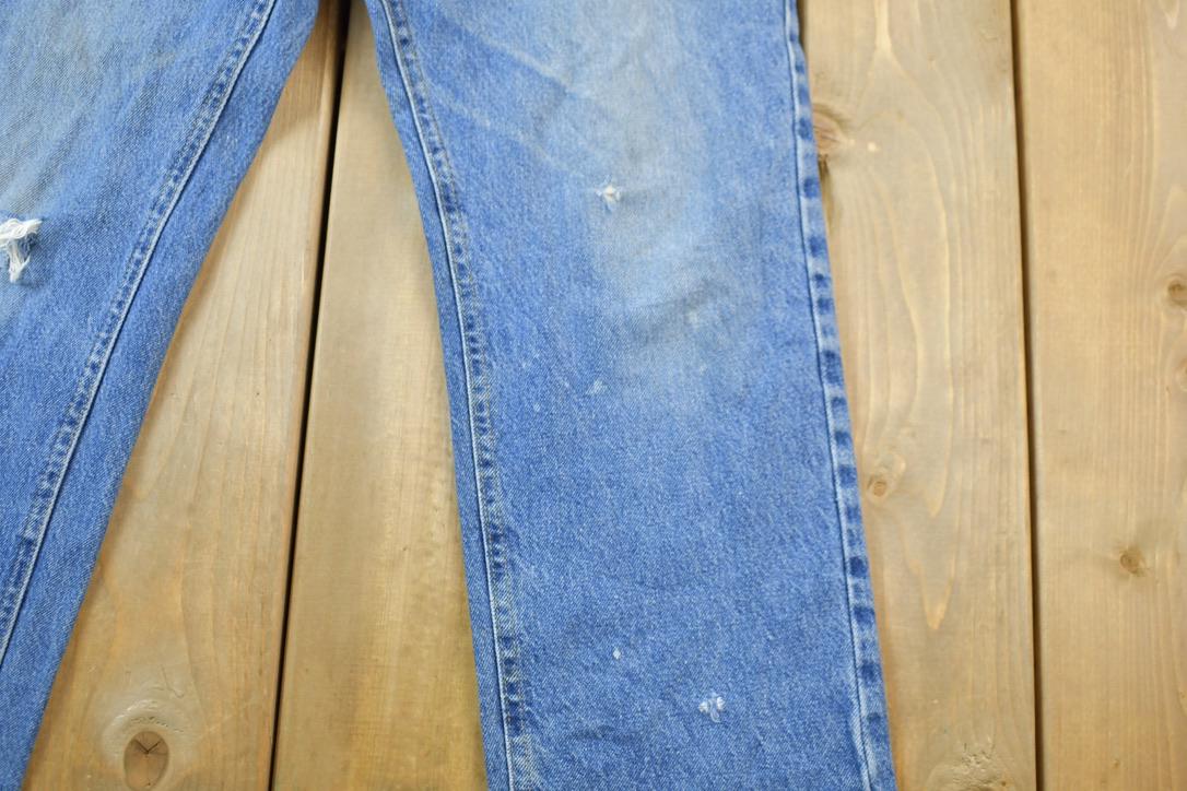 Vintage 1990s Levi's 560 Red Tab Denim Jeans Size 36 x 29 / Blue / Light Wash / Vintage Denim / Made In USA / 90s Levi's / Straight Leg