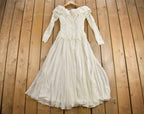 Vintage 1970s Jassica Mc Clinton Bridal Dress