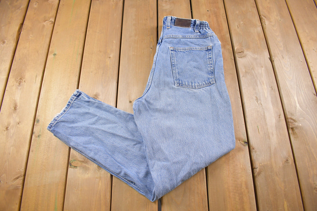 Vintage 1990's L.L Bean Comfort Waist Blue Jeans 28 x 28