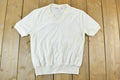 Vintage 1980s Blank White V Neck Single Stitch T-Shirt