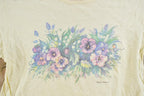 Vintage 1990s Weekend Edition Floral Graphic T-Shirt