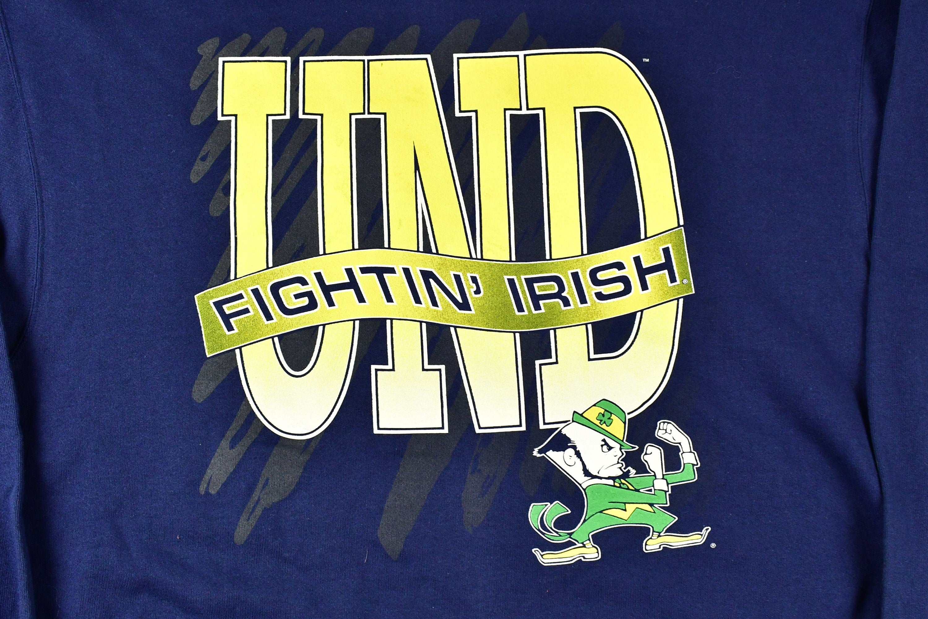 Vintage 1990s University of Notre Dame UND Collegiate Crewneck