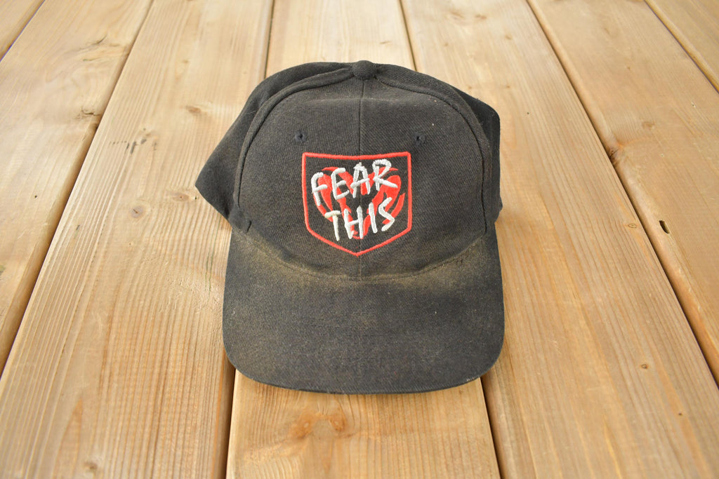 Vintage 1990s Dodge Ram Fear This Snap Back Hat  OSFA  90s Hat  Vintage Snap Back  Souvenir Cap  Embroidered