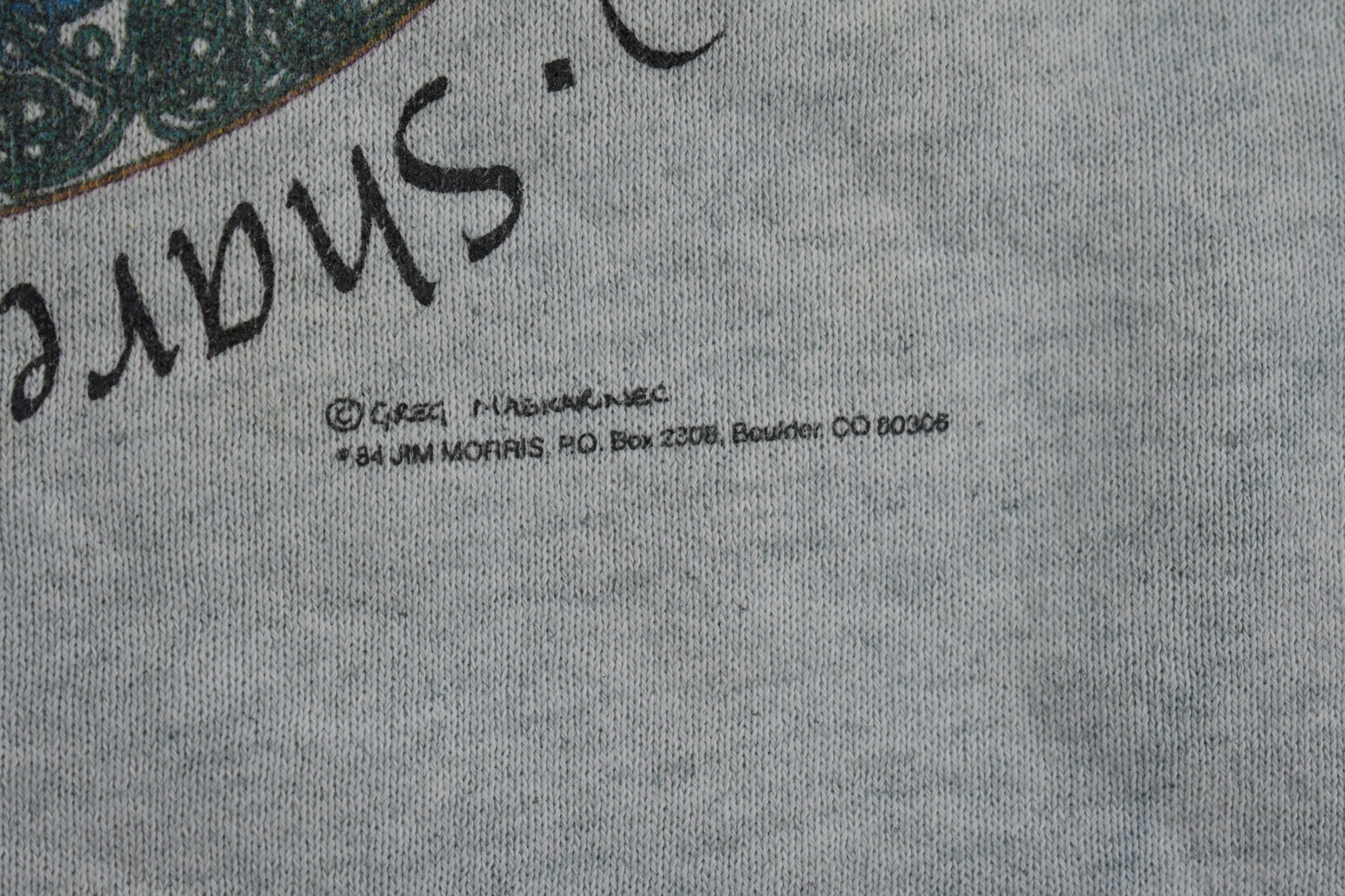 Vintage 1984 Share The Earth Raglan Crewneck Sweatshirt