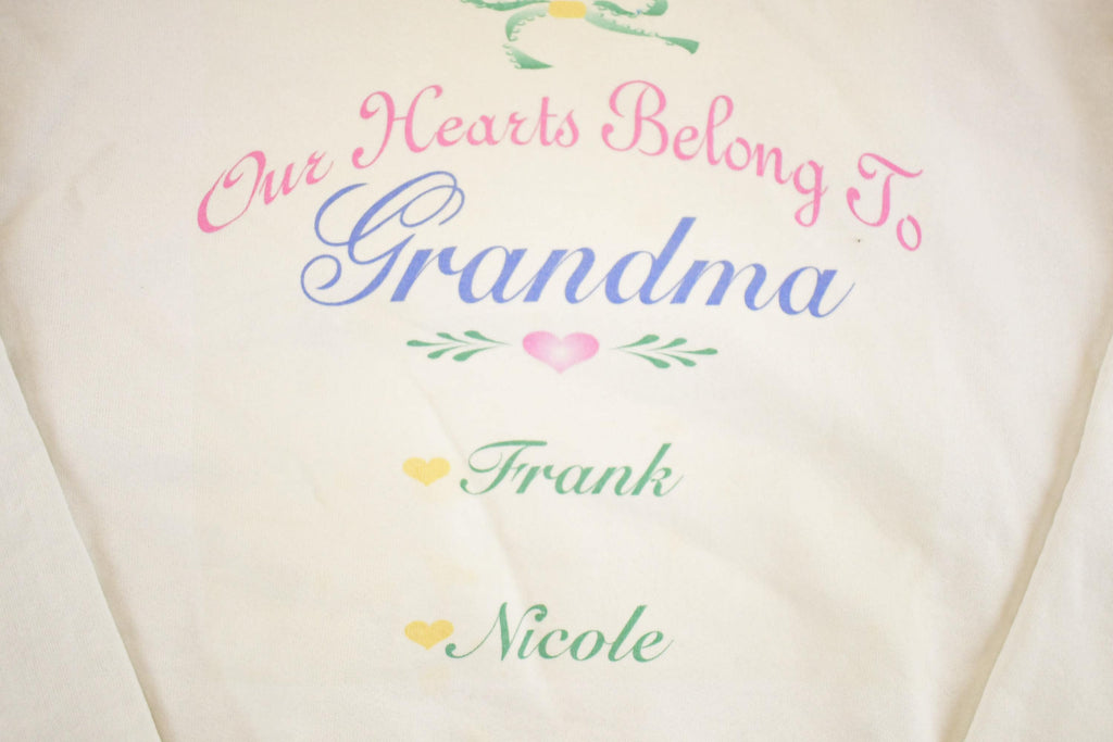 Vintage 1990s Cute Grandmas House Souvenir Crewneck Sweatshirt Women's L