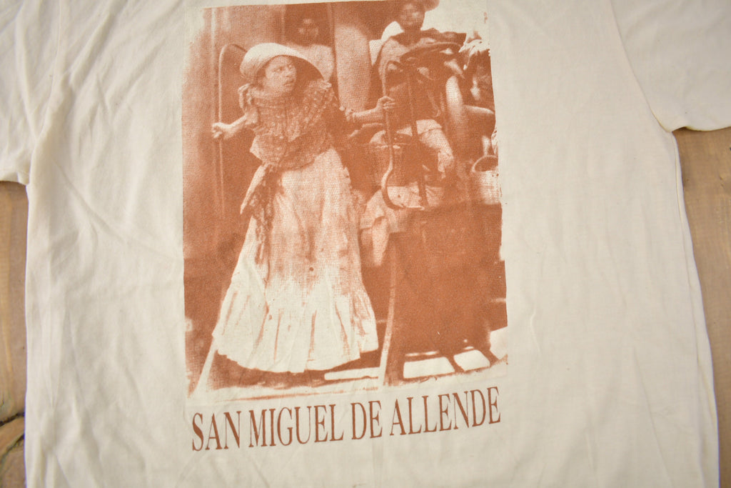 Vintage 1990s San Miguel de Allende Mexico Souvenir Travel T Shirt Size M
