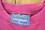 Vintage 1990s Blank Burgundy Exhange Unlimited Crewneck Sweatshirt Mens M